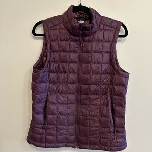The North Face Women's Purple Quilted Vest